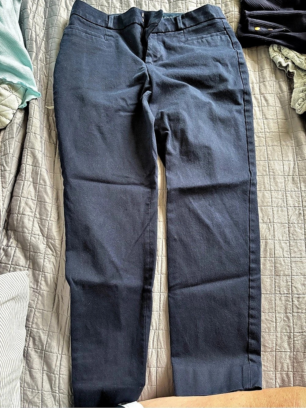 Banana Republic Sloan Ankle Pant Straight Leg Pants Blue Size 6 sloane